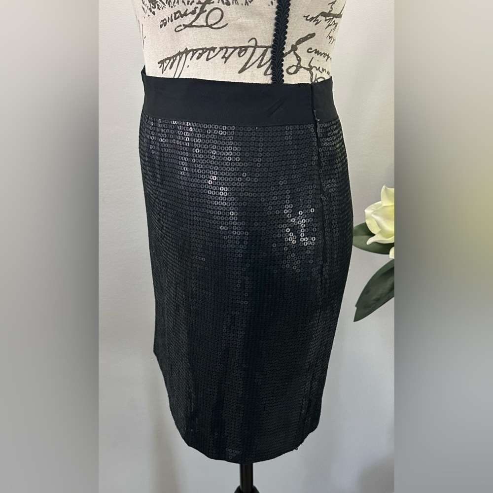 🖤Banana Republic Black Sequin Mini Pencil 🖤Skirt - Picture 4 of 16